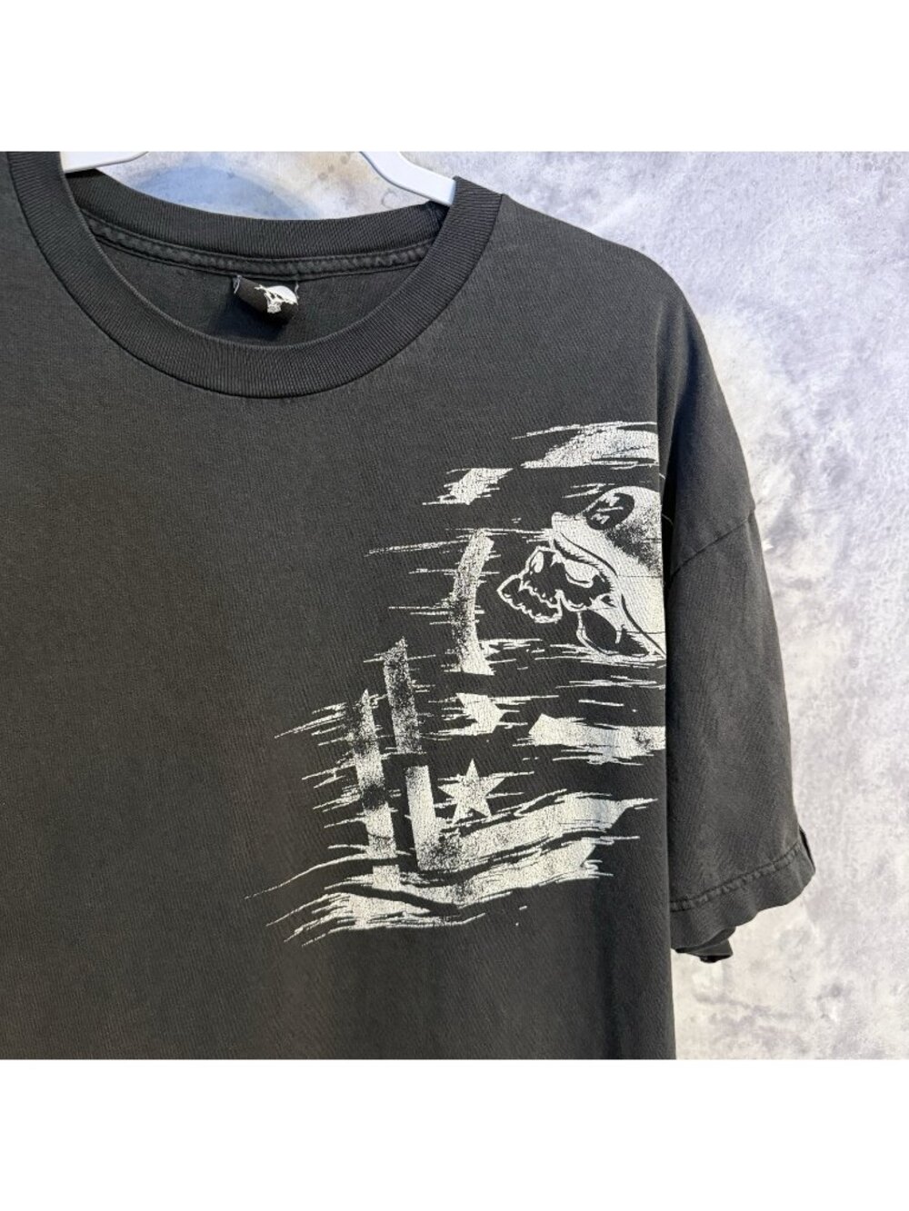Vintage Metal Mulisha T Shirt Mens 2XL Faded Black Y2K Grunge Racing